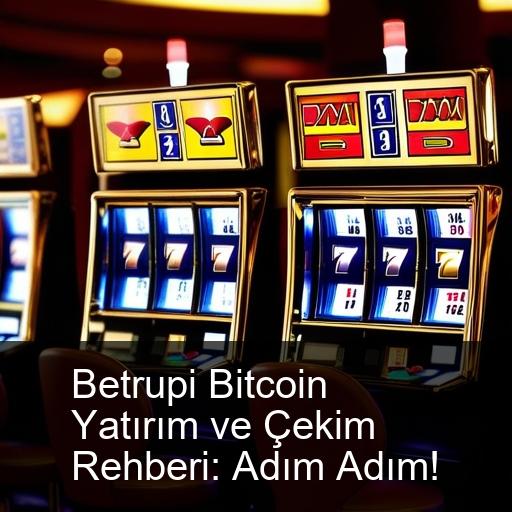 Betrupi Bitcoin Yatırım ve Çekim Rehberi: Adım Adım!